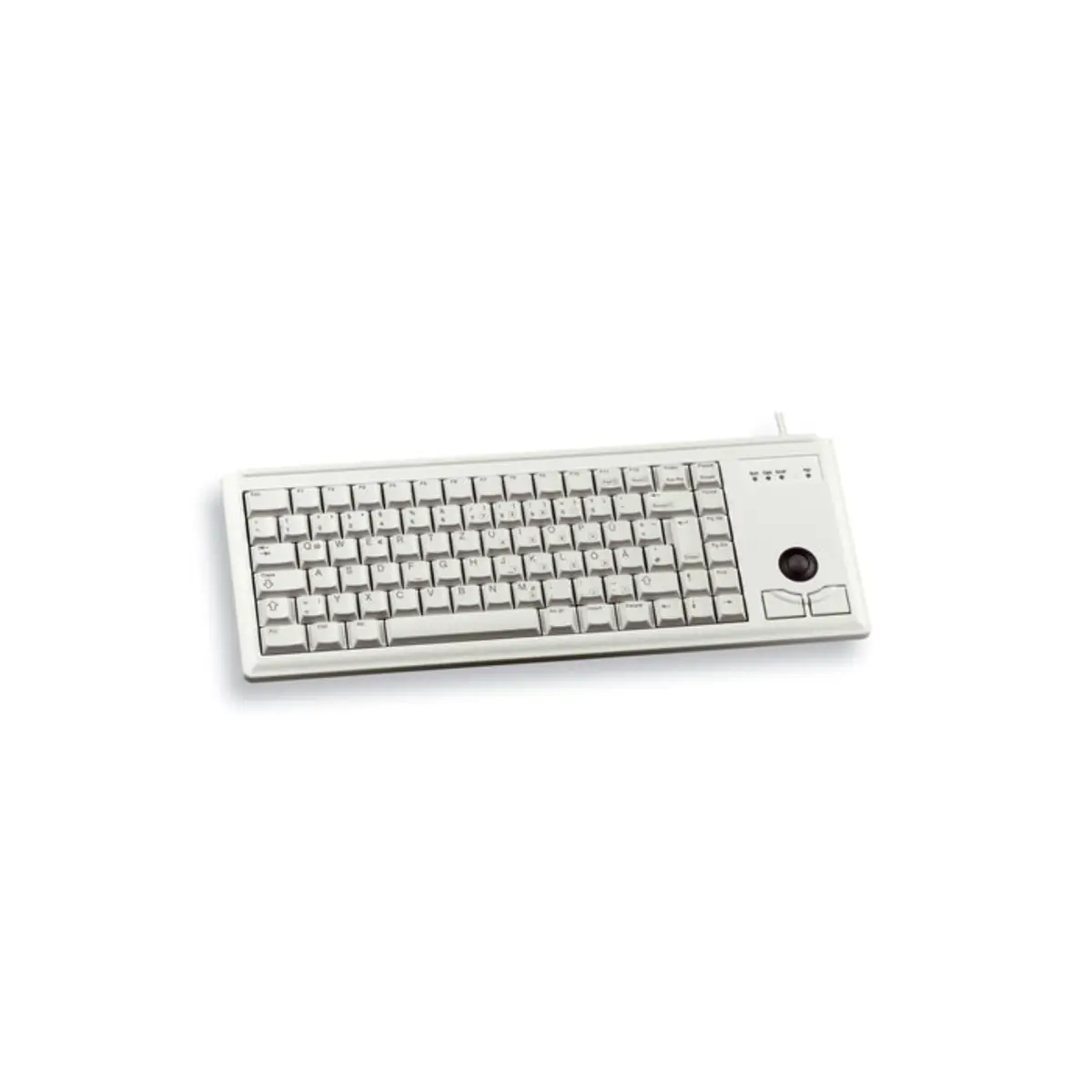 keyboard G84-4400 PS/2 grey keyboard-Layout german integr. Trackball