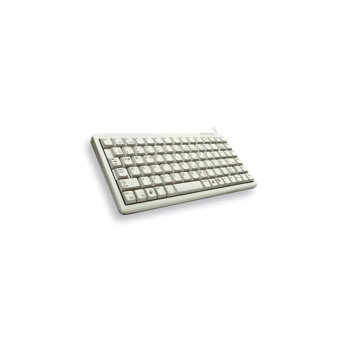 Tastatur G84-4100 PS/2/USB grau Tastatur-Layout Deutsch