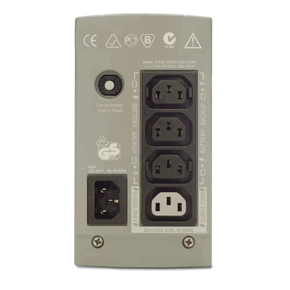 Back-Ups Cs 325Va 230V ohne SW