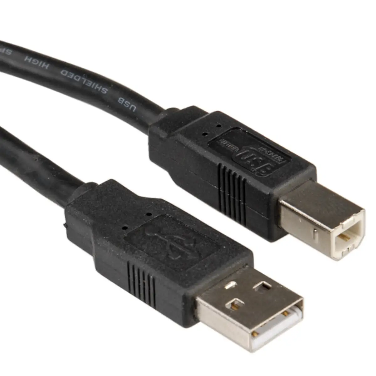 USB2.0 cable plug A/plug B black 1,8m