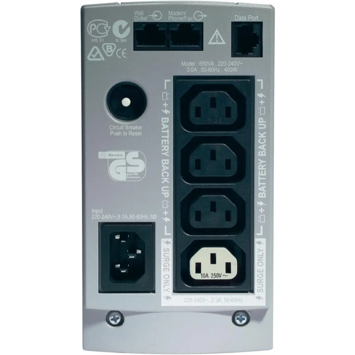 Back USV 500VA CS