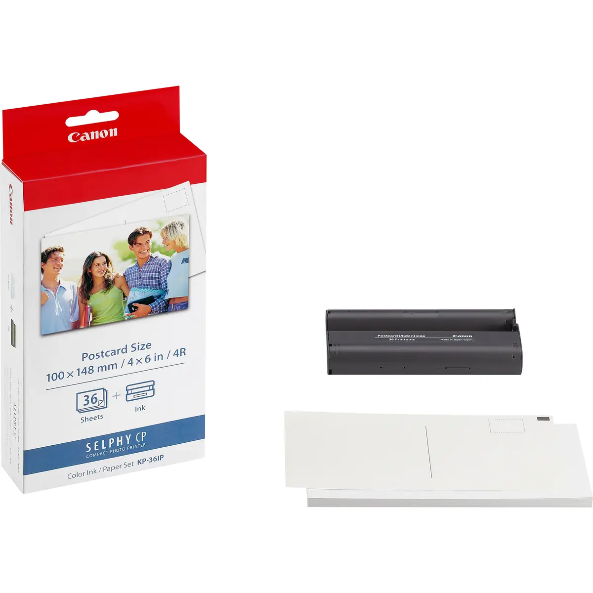 CP-100 Papier KP-36IP (100x150mm) inkl. Farbkartusche 36Blatt