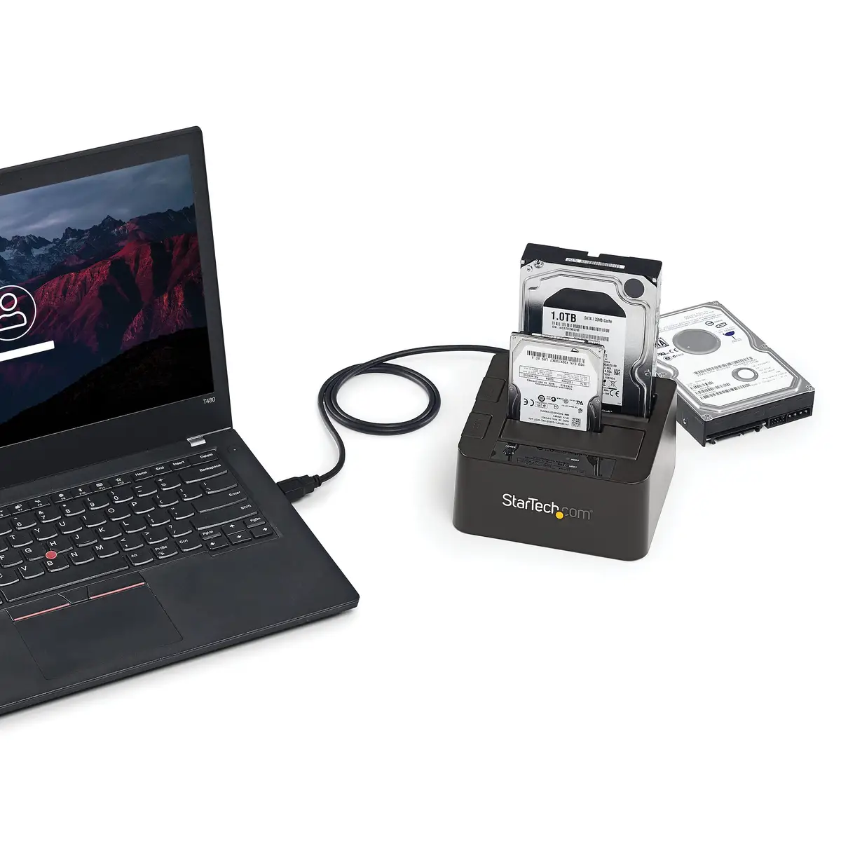 USB 3.1 Festplattenkopierstation für 6,4cm (2,5")/8,9cm (3,5") SATA HDD/SSD