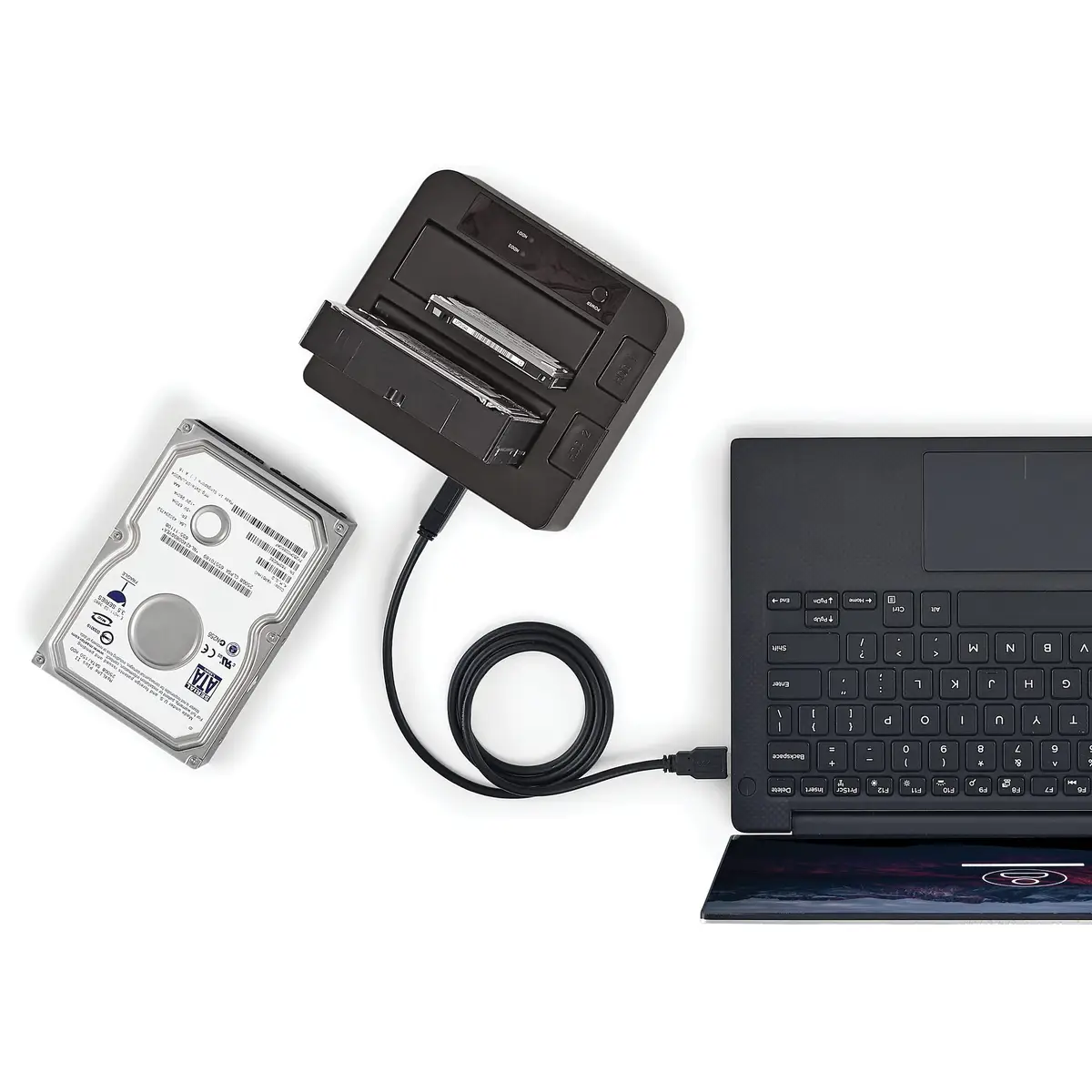 USB 3.1 Festplattenkopierstation für 6,4cm (2,5")/8,9cm (3,5") SATA HDD/SSD