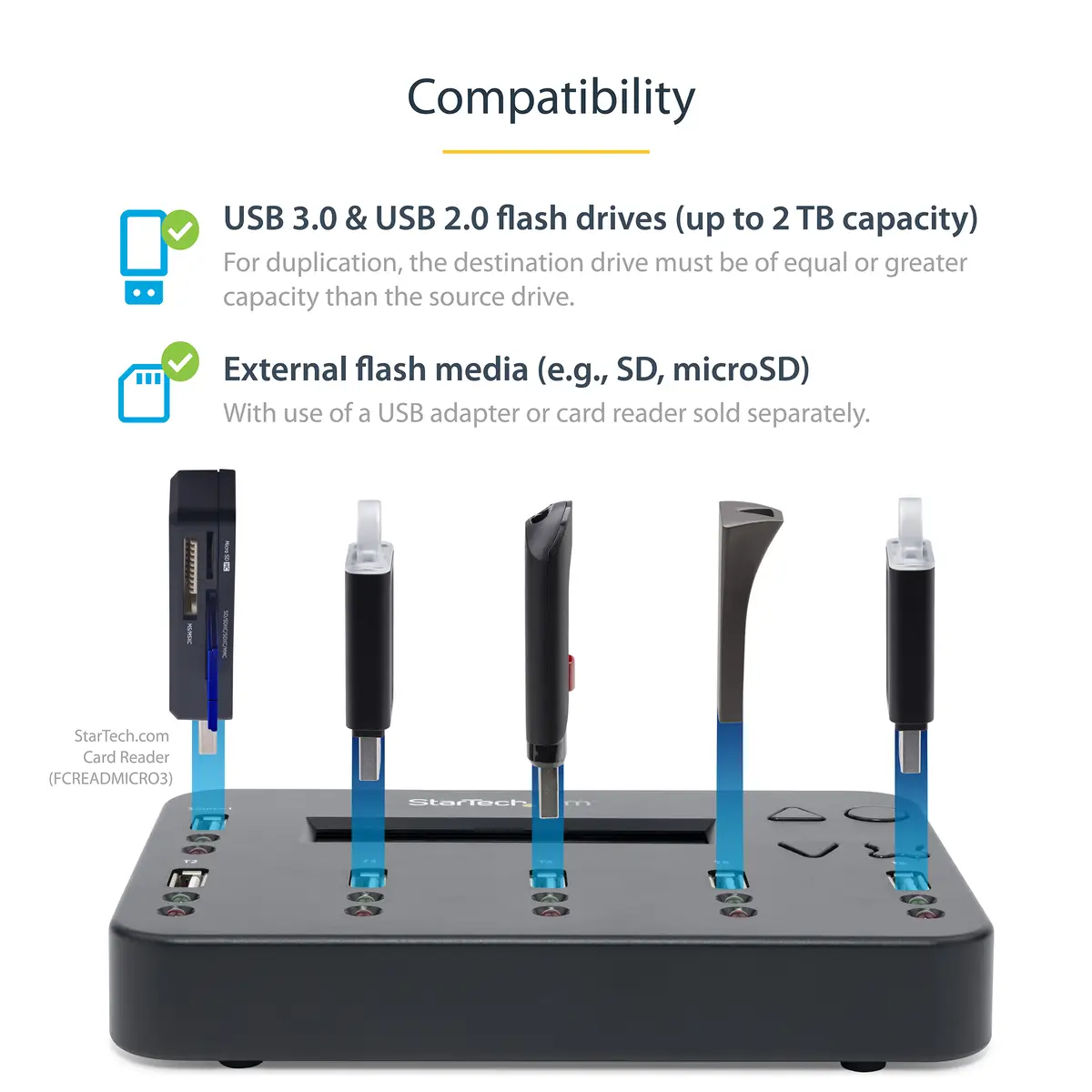 Startech USB FlashDrive 1:5 Duplicator USB 2.0