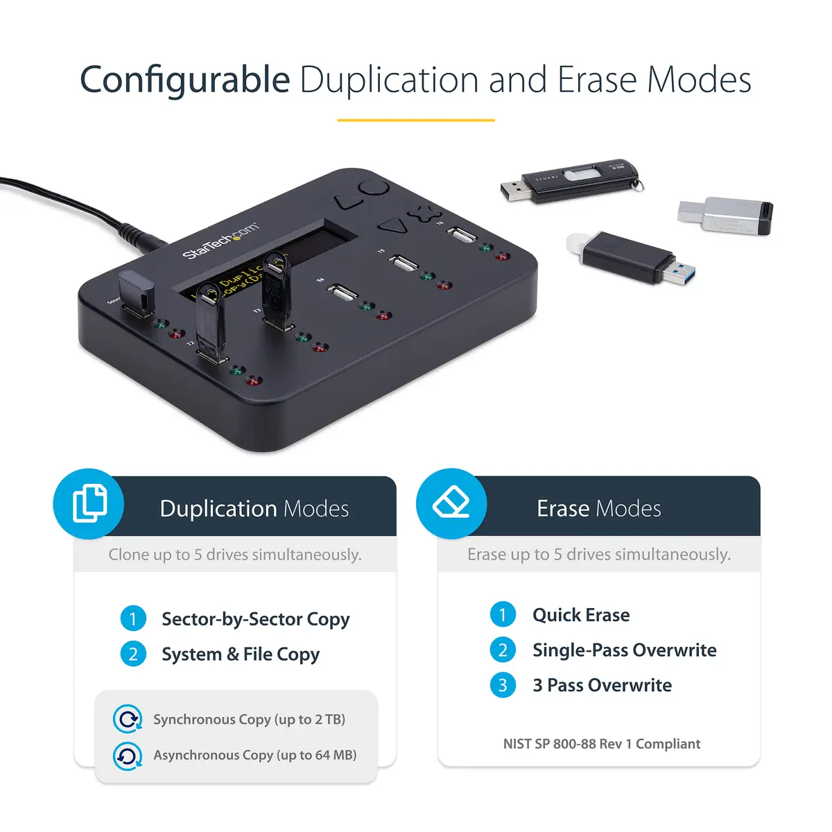 Startech USB FlashDrive 1:5 Duplicator USB 2.0