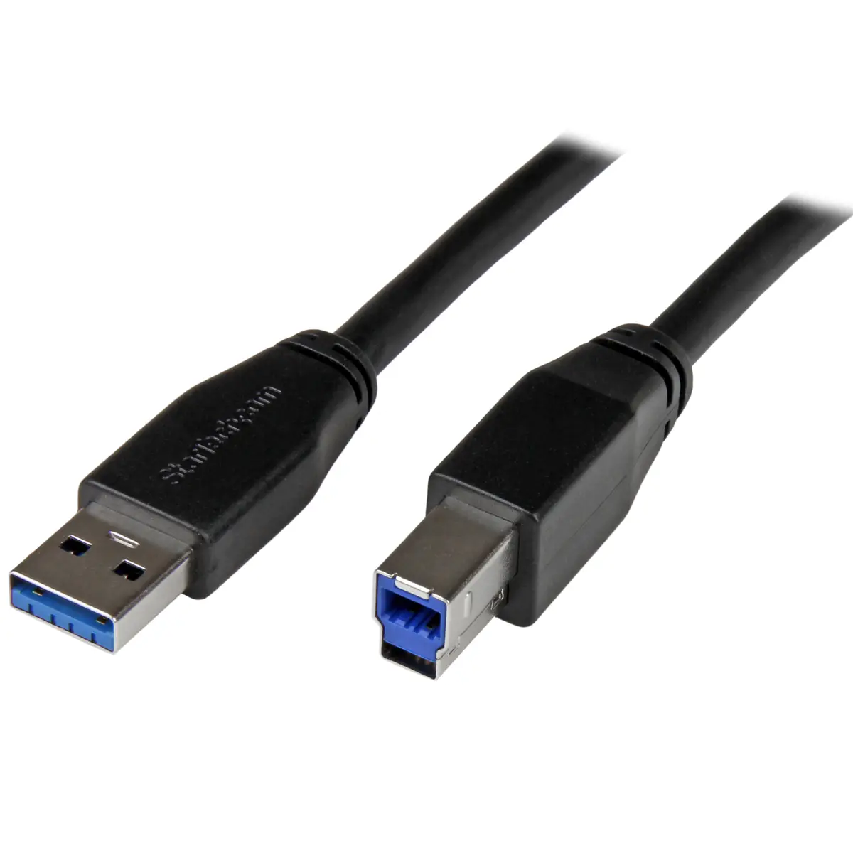 USB Kabel USB-B/USB-A Männlich/Männlich Schwarz 5m