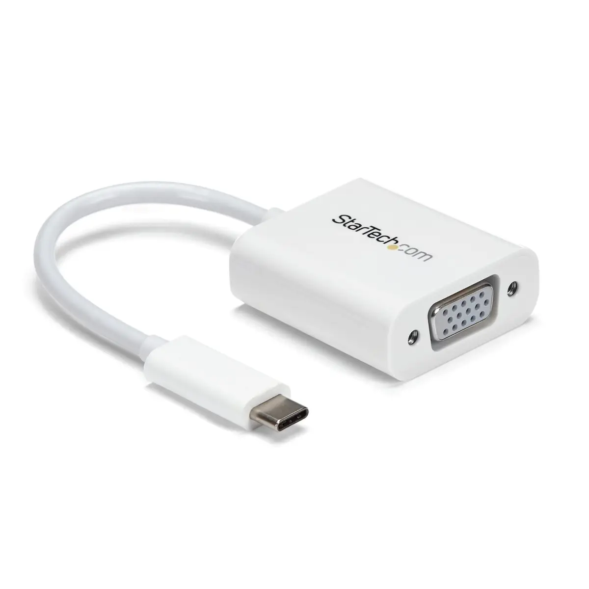 StarTech USB-C to VGA adaptor white