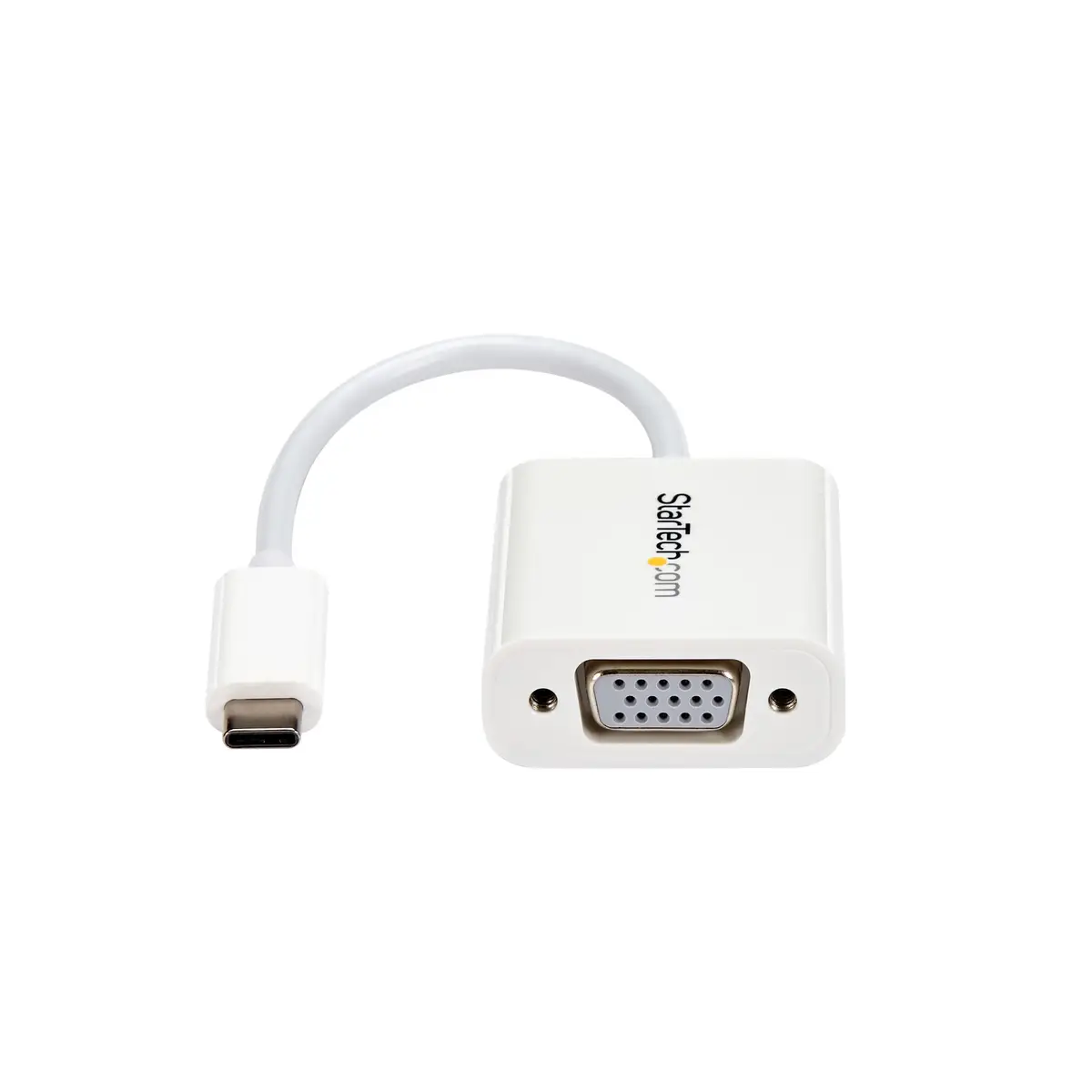StarTech USB-C to VGA adaptor white