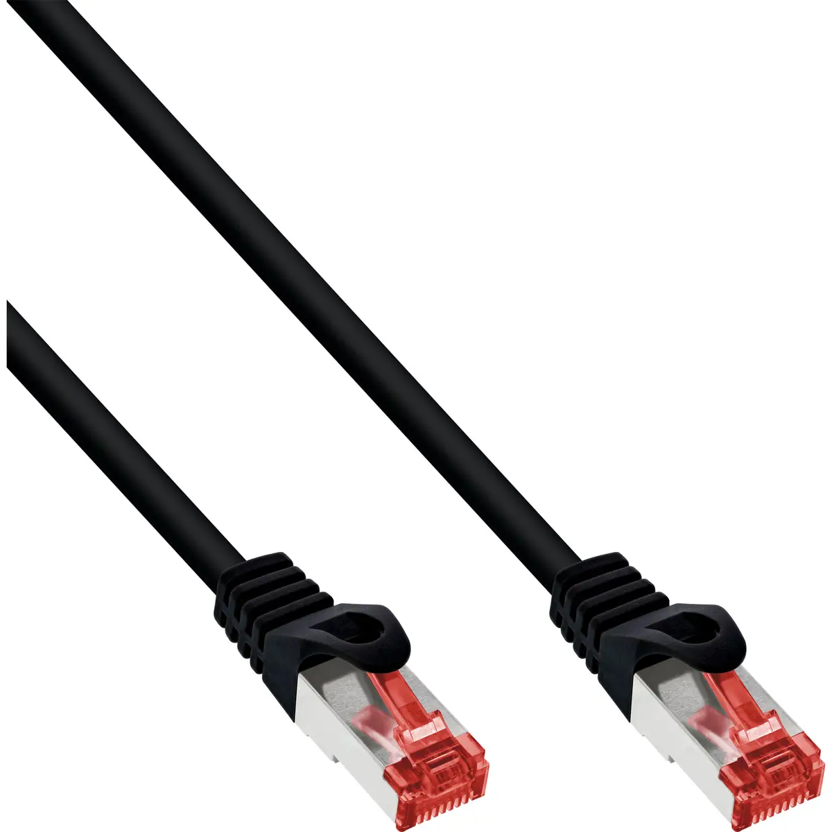Patch Cable RJ-45 S/FTP Cat6 Black 0,3 m