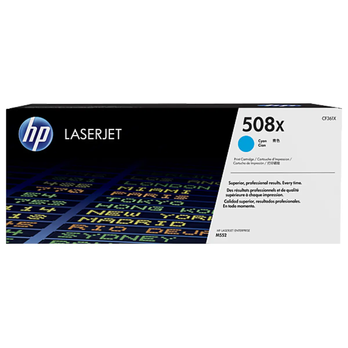 Toner 508X ca. 9.500 Seiten Cyan