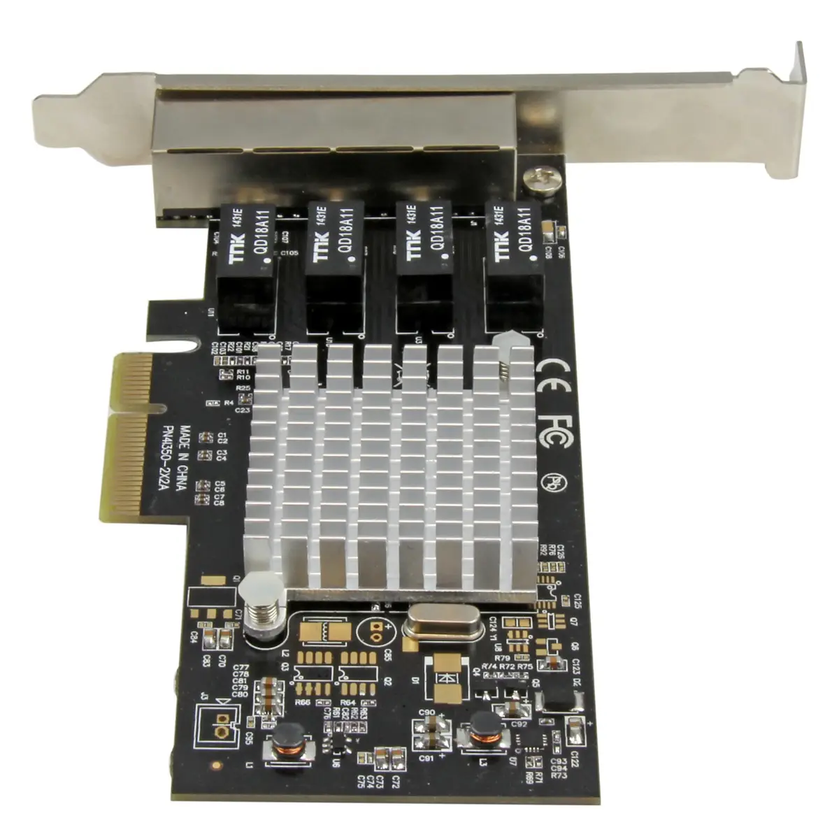 4-Port PCIe Gigabit Ethernet Low Profile Netzwerkkarte