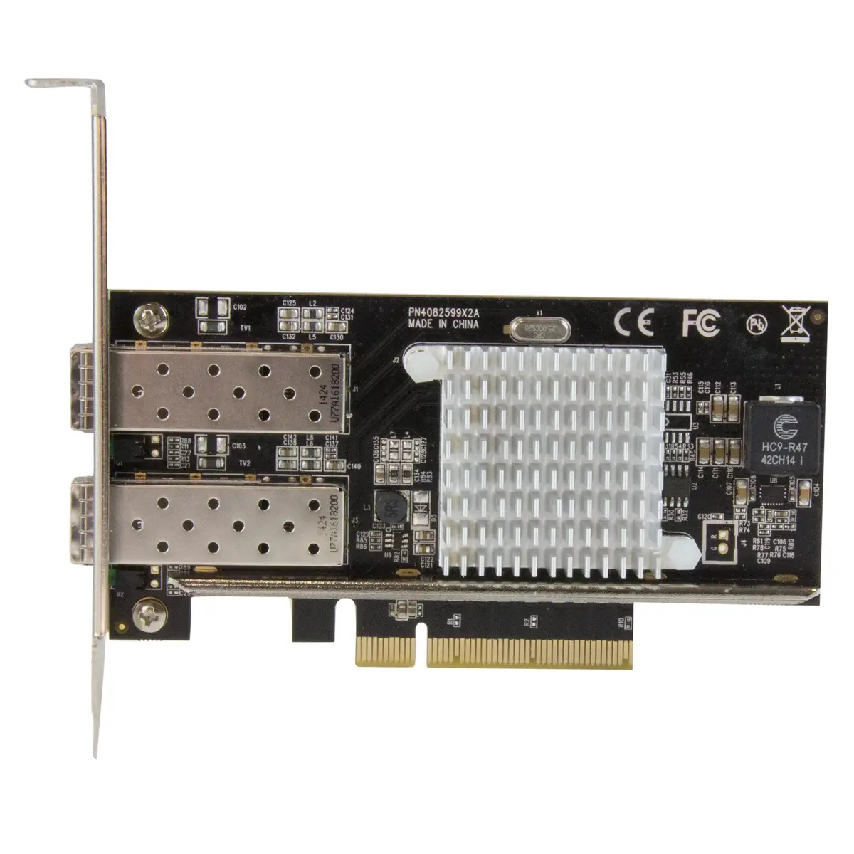 2 Port 10G LWL Netzwerkkarte mit offenem SFP+ - PCIe