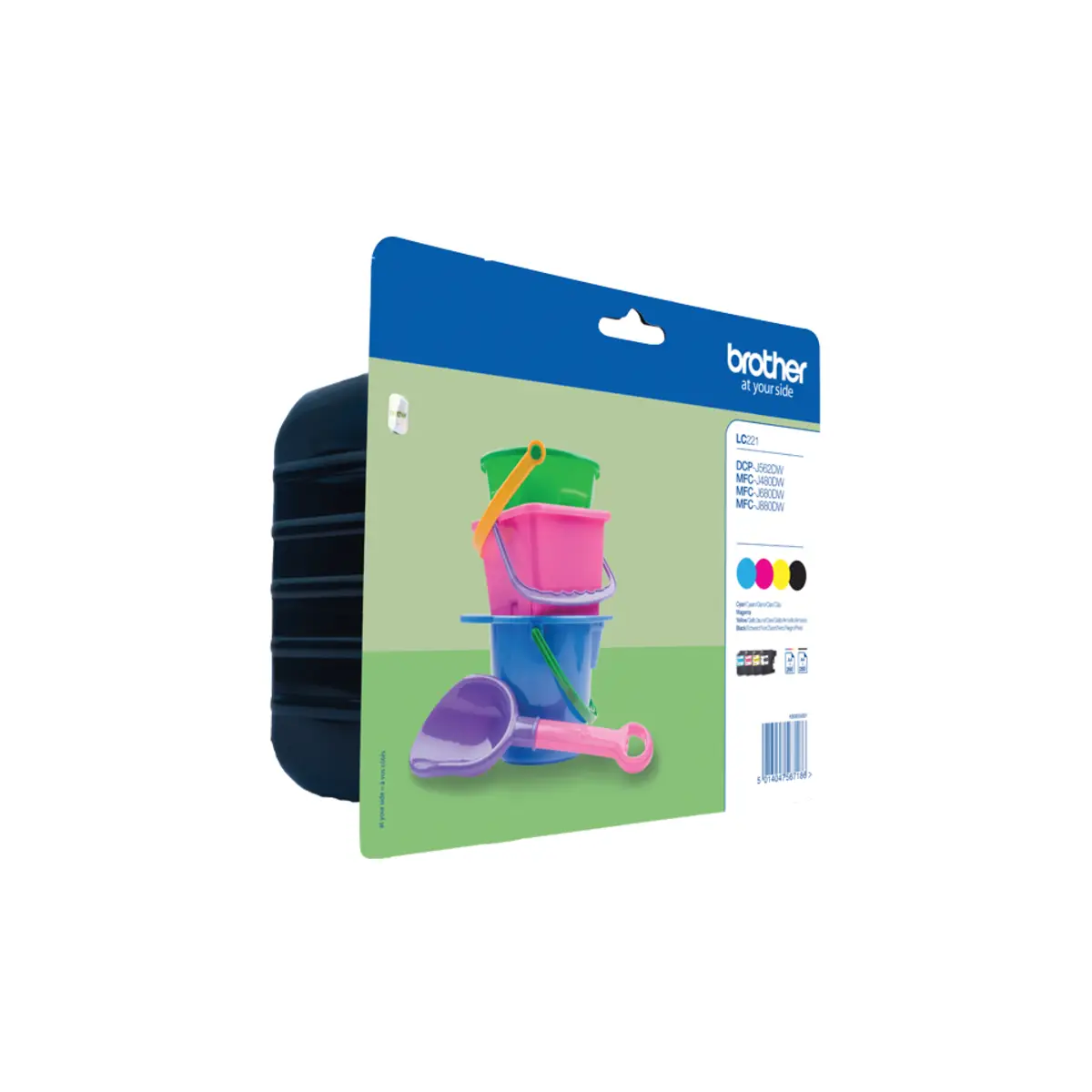 Tintenpatrone LC221VALBPDR cyan, gelb, magenta, schwarz Multipack
