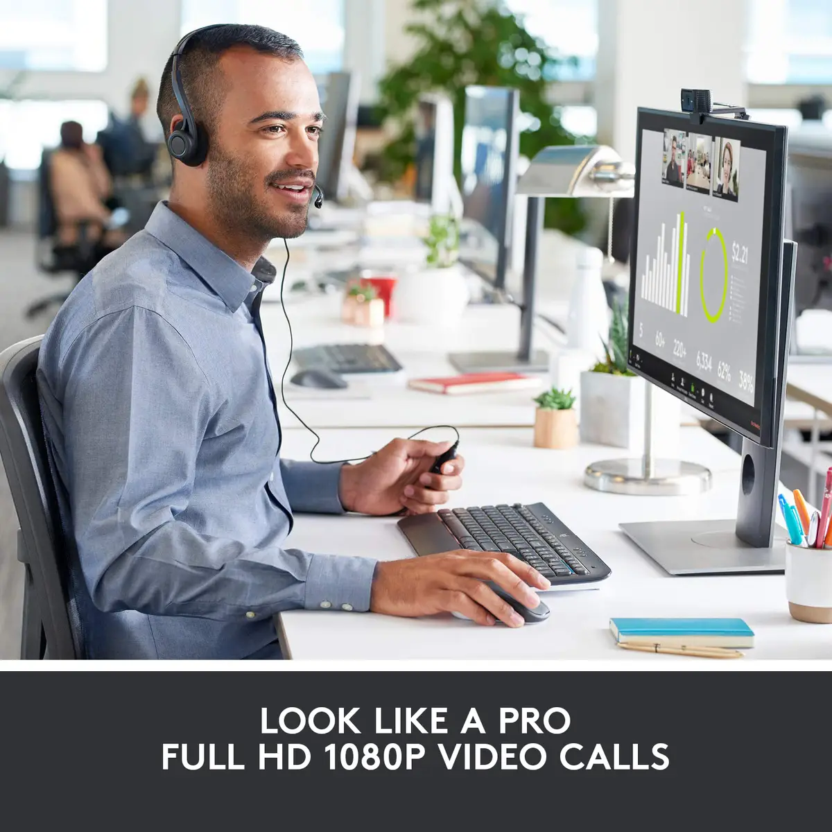 C920 HD Pro Webcam USB black