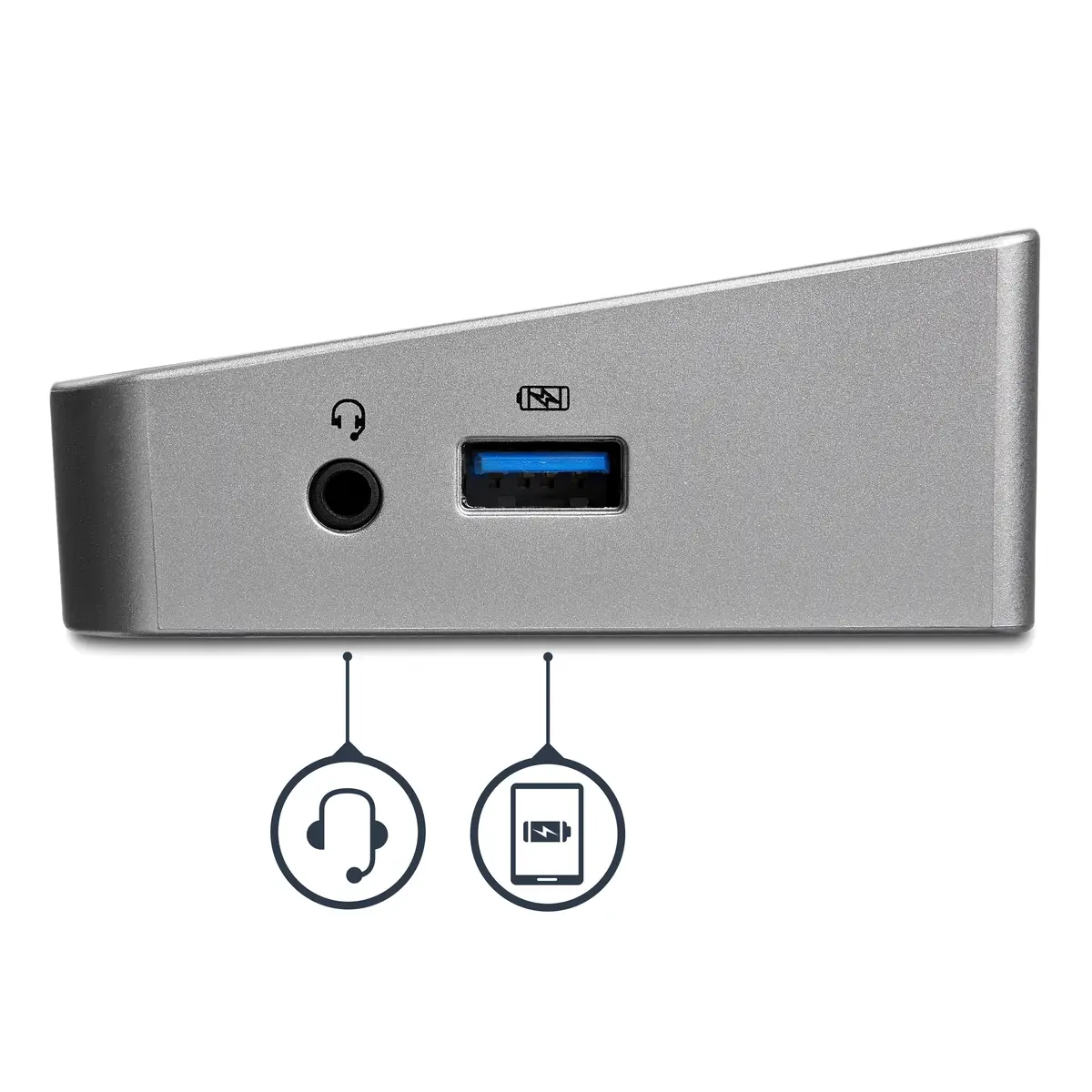 Triple-Video Docking Station