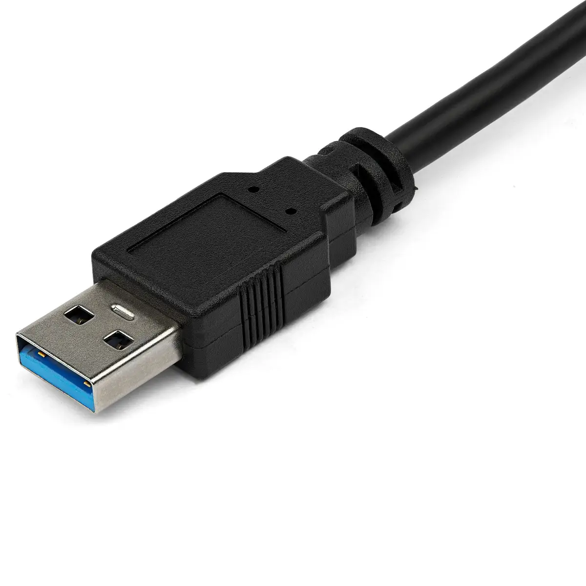 USB 3.0 auf Gigabit Netzwerk Adapter mit 2 Port USB Hub Schwarz