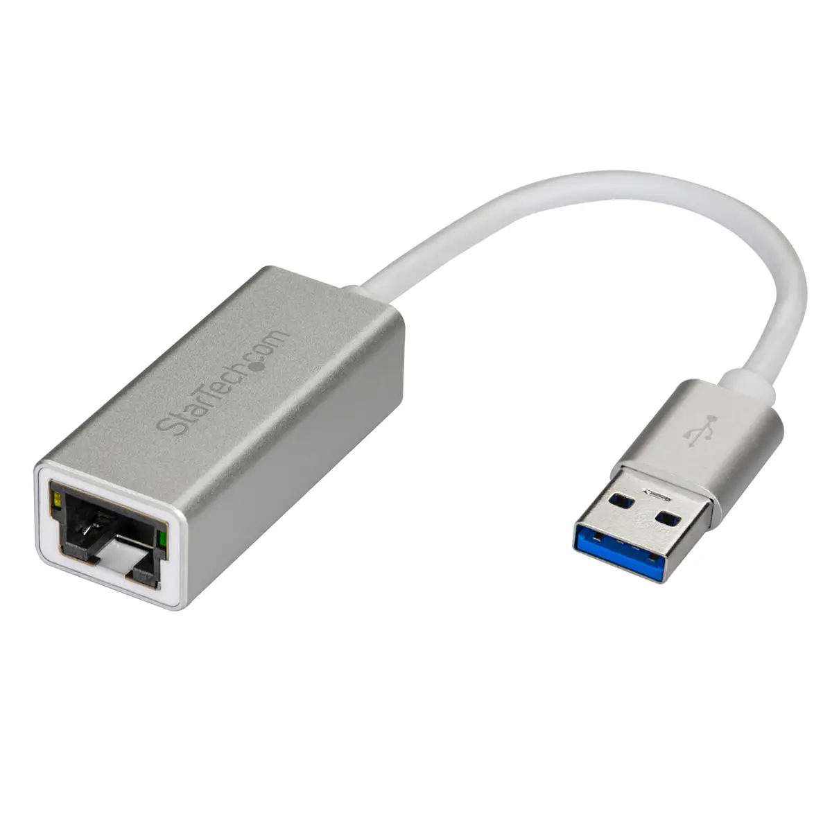 USB 3.0 auf Gigabit Netzwerkadapter Silber