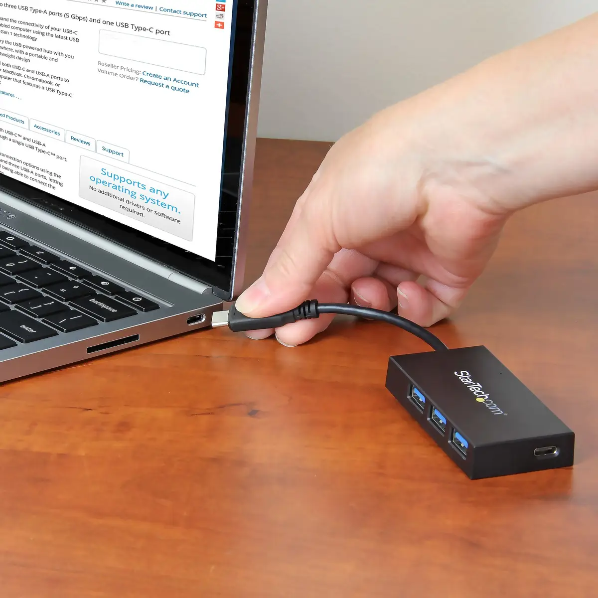 4 Port USB 3.1 Gen 1 Hub - USB-C auf 1x USB-C und 3x USB-A