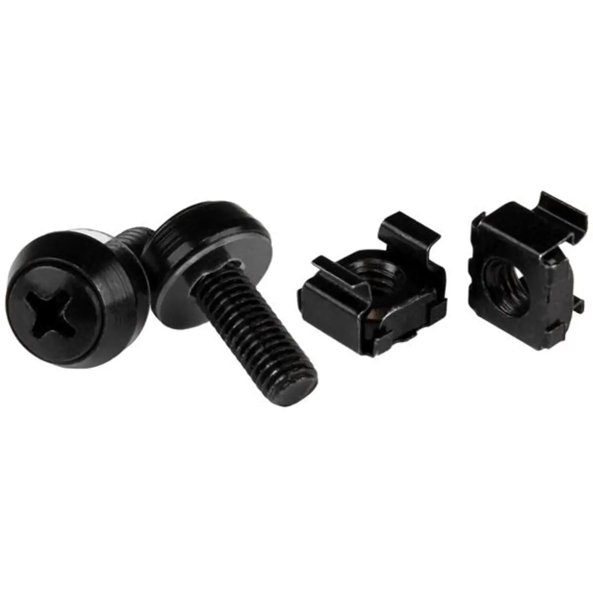Käfigmuttern und Schrauben M6 x 12mm für Rack 50er