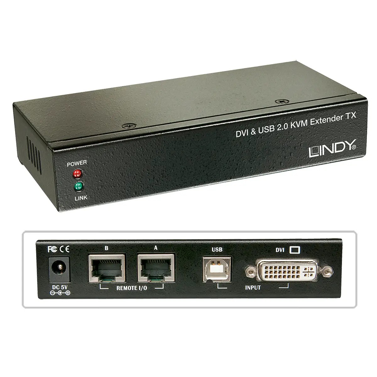 Cat. 5 KVM Extender Classic DVI/USB/Audio 50 m