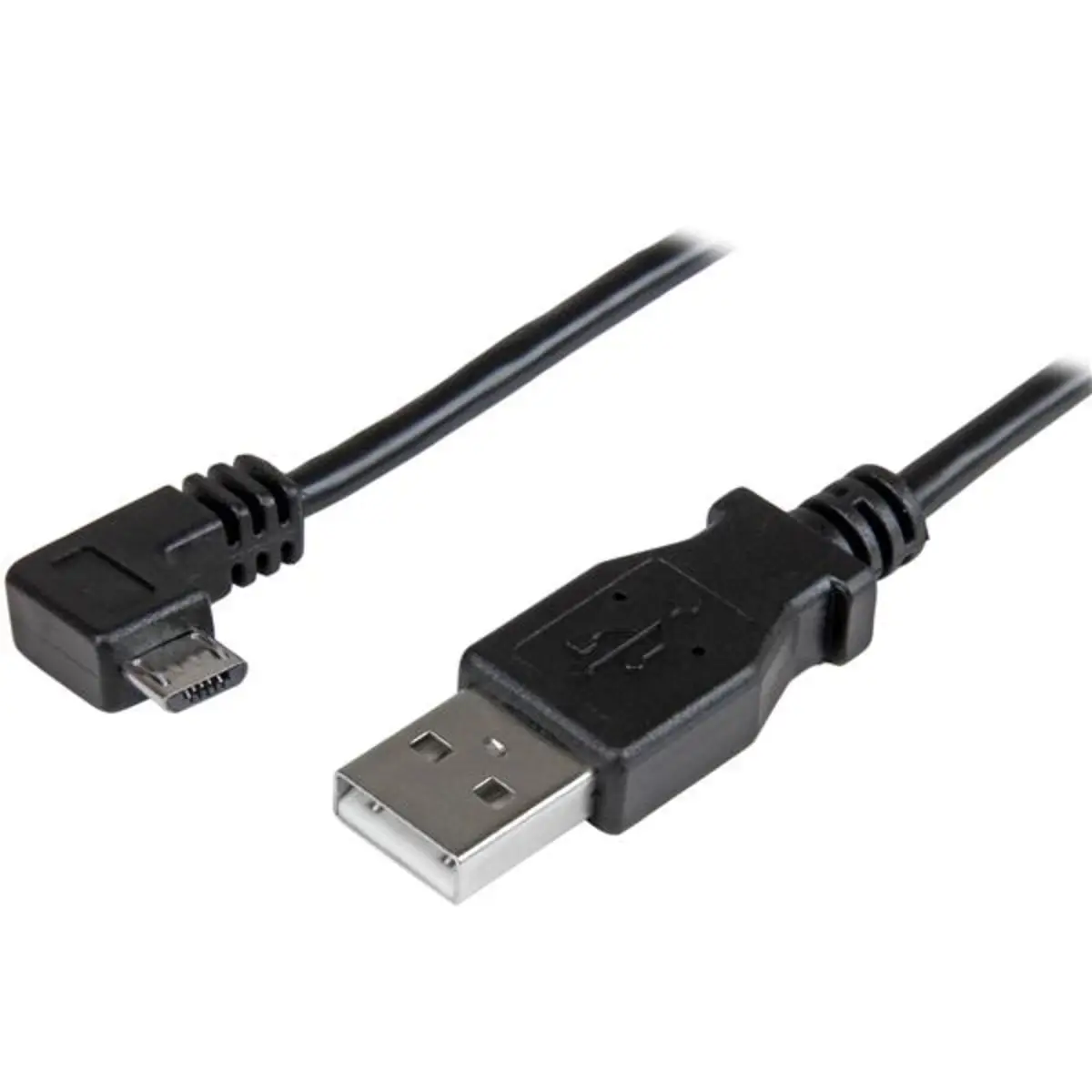 StarTech Micro USB charging/Sync cable plug/Winkelplug black 2m