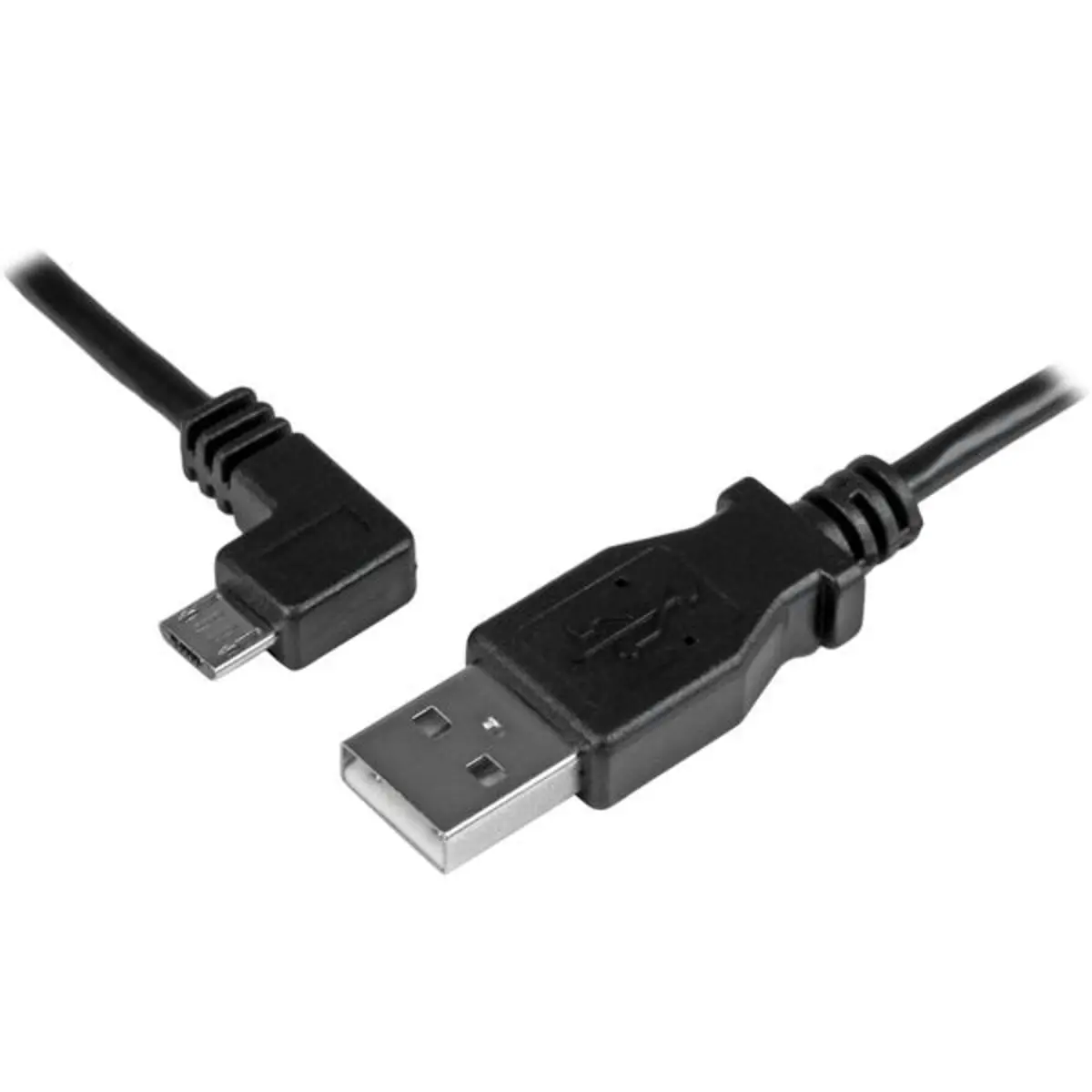 StarTech Micro USB charging/Sync cable A/Micro B plug/Winkelplug black 2m