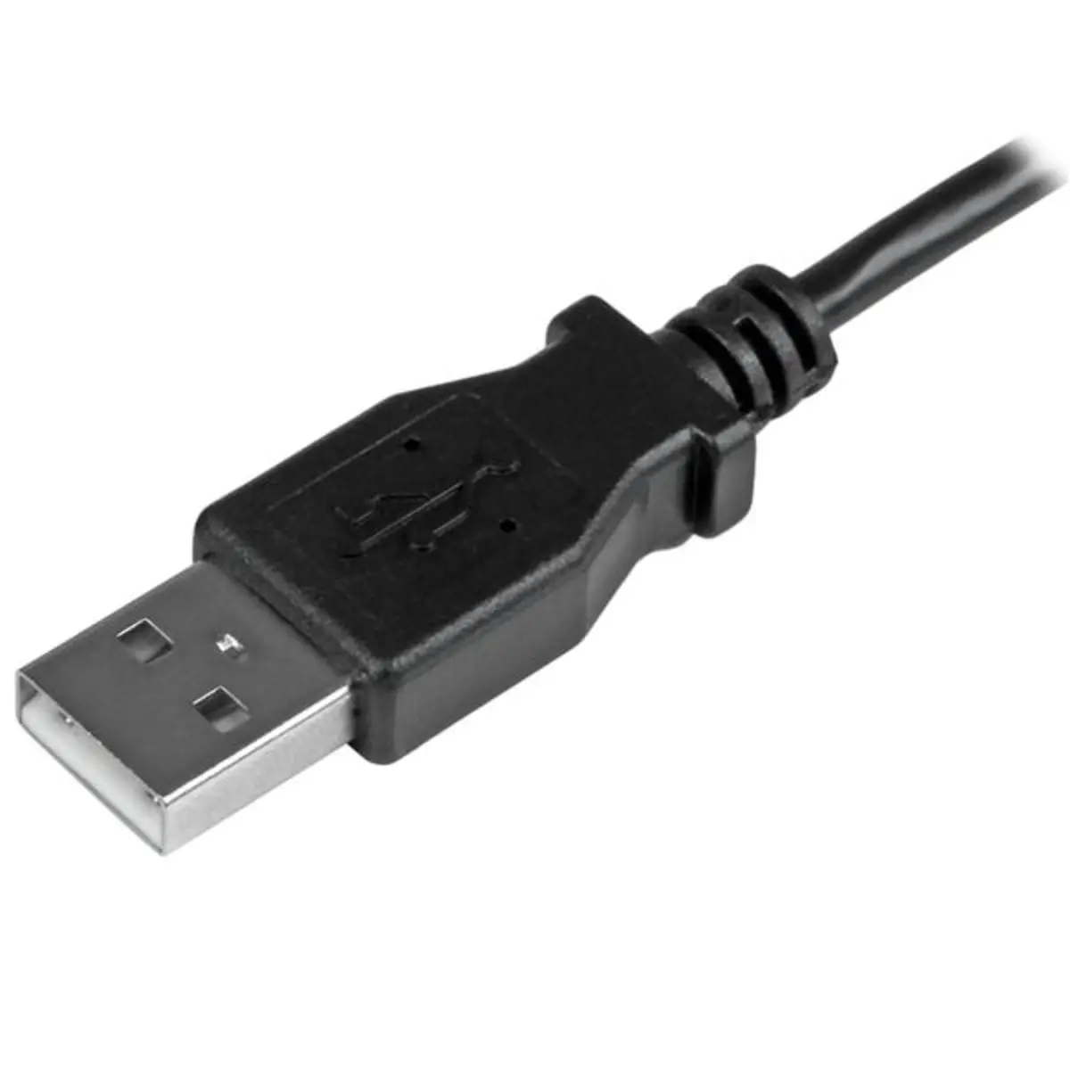 StarTech Micro USB charging/Sync cable A/Micro B plug/Winkelplug black 2m