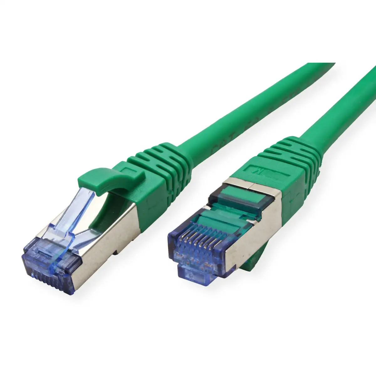 Patchkabel Cat6A RJ-45/RJ-45 Stecker/Stecker Grün 1m
