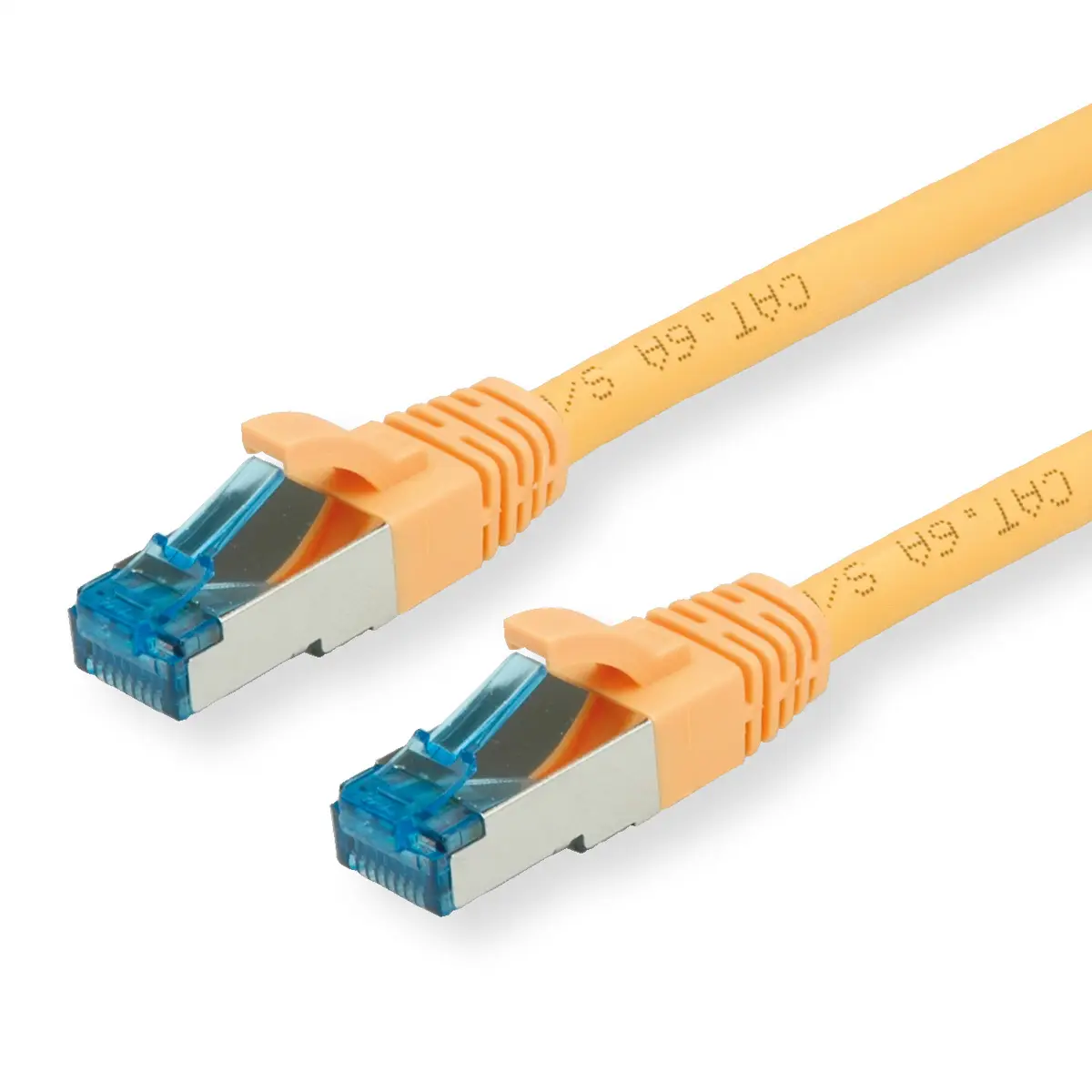 Patchkabel Cat6A RJ-45/RJ-45 Stecker/Stecker Gelb 1m