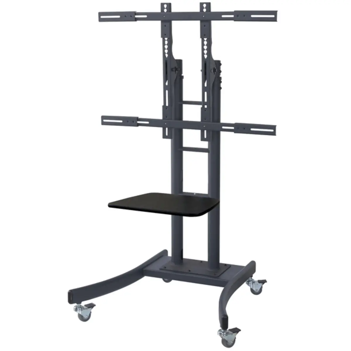 LCD-/TV-Rollständer bis 125kg (32" bis 100") Schwarz
