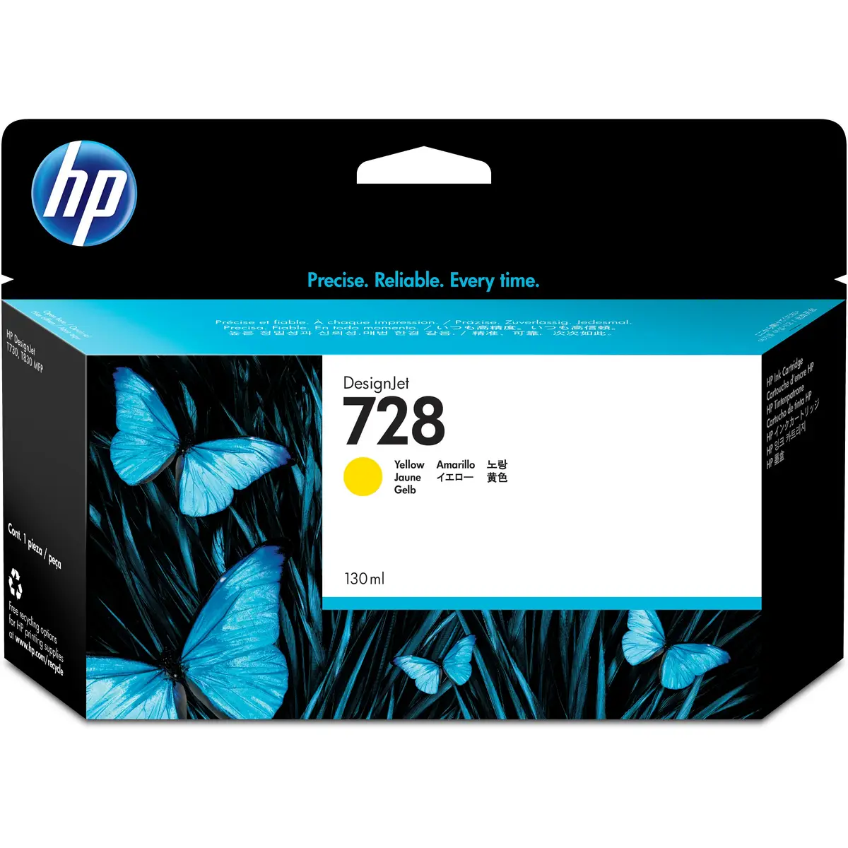 Ink Cartridge Nr. 728 130 ml yellow