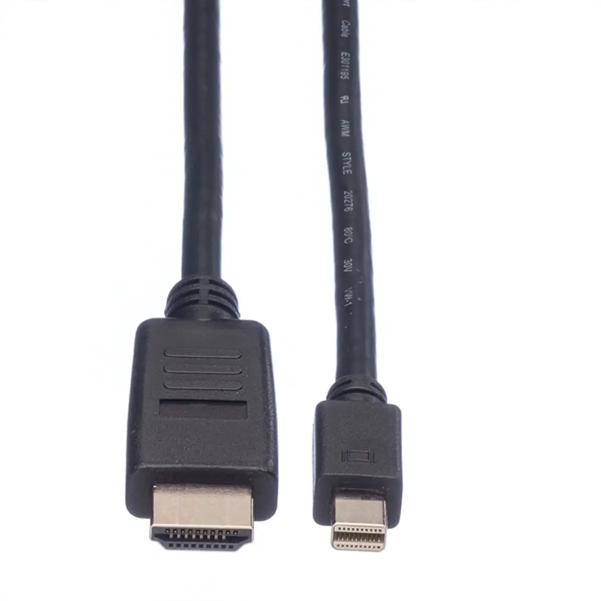 Videokabel Mini DisplayPort/HDMI Stecker/Stecker Schwarz 2m