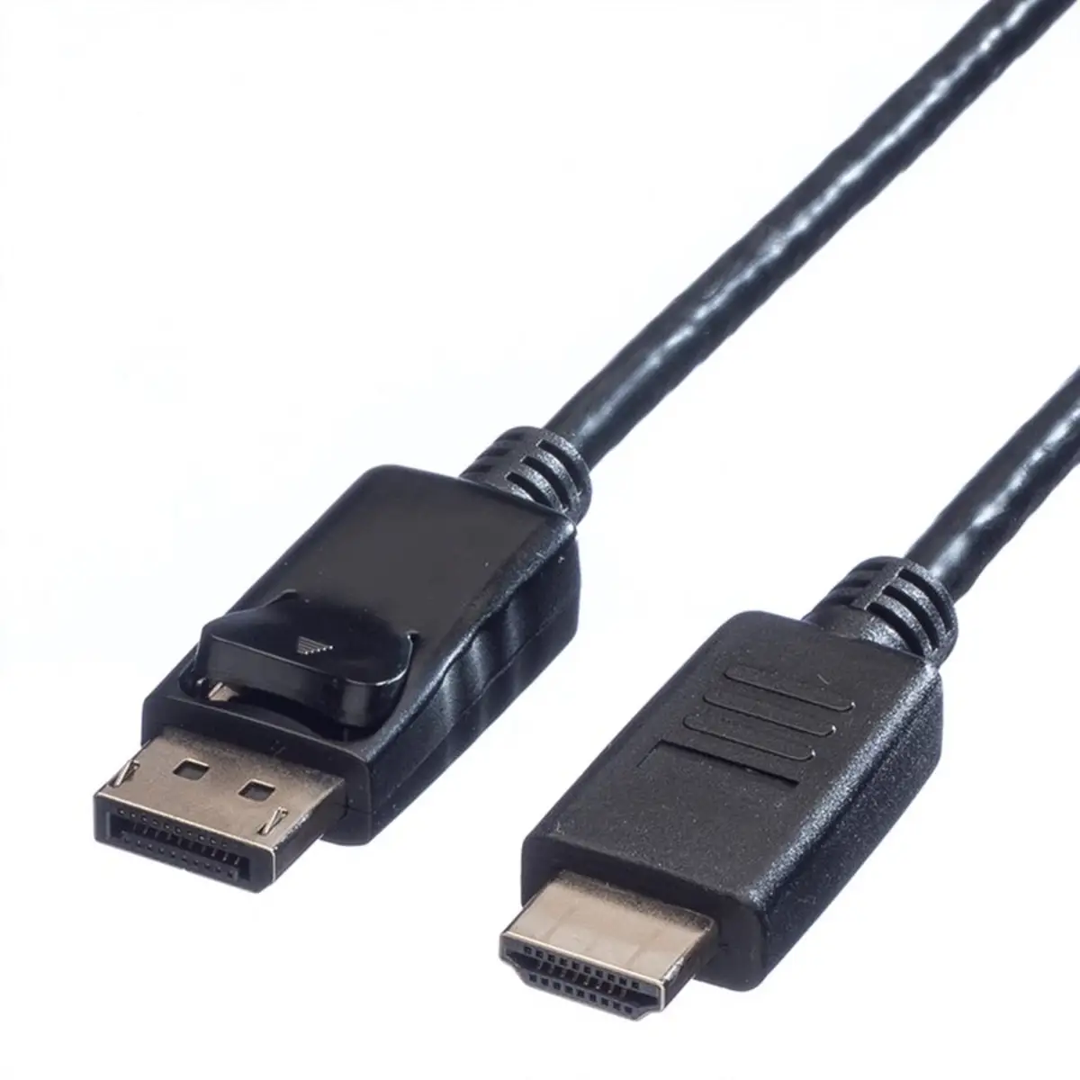 DisplayPort Kabel DP/HDMI Stecker/Stecker Schwarz 1m