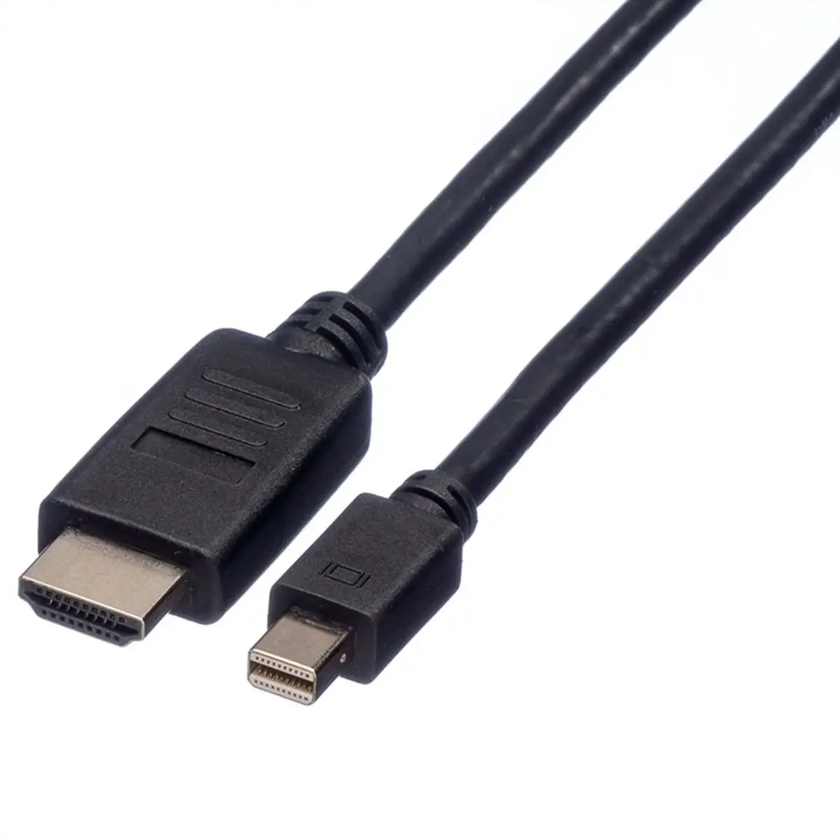 Mini-DP/HDMI Kabel Stecker/Stecker Schwarz 2 m