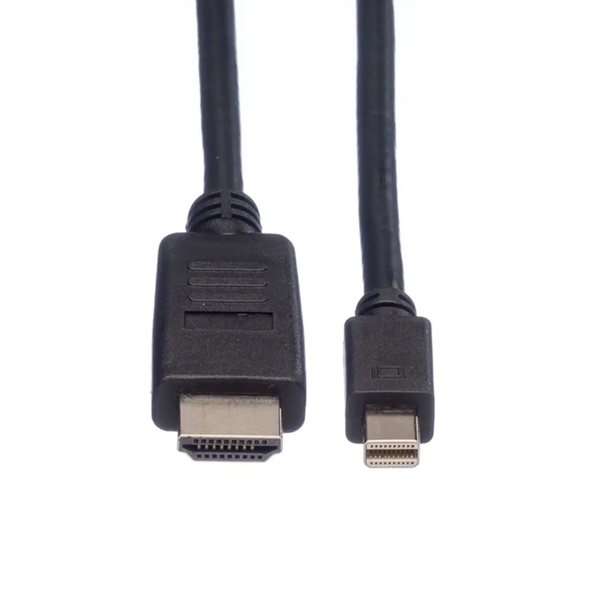 Mini-DP/HDMI Kabel Stecker/Stecker Schwarz 2 m