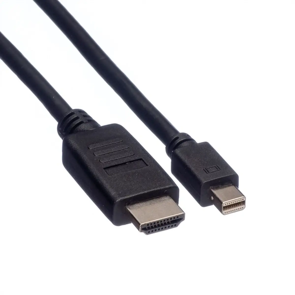 Mini-DP/HDMI Kabel Stecker/Stecker Schwarz 2 m