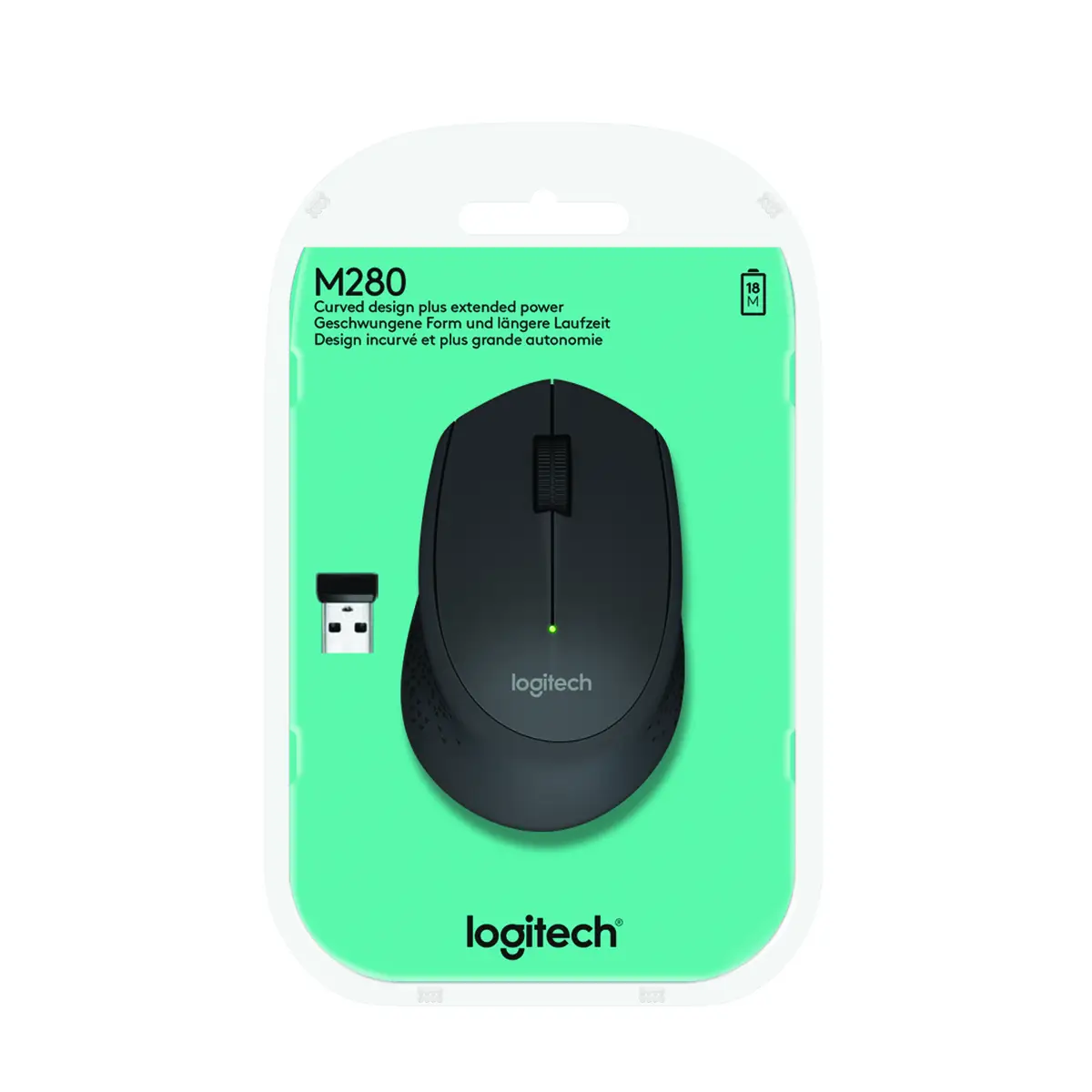 M280 USB anthracite Mouse black