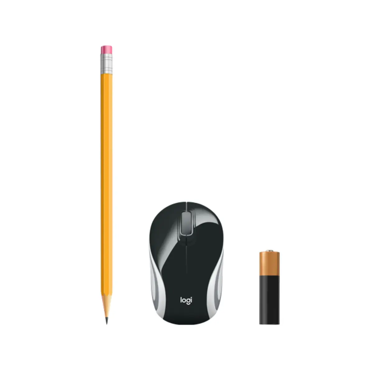 M187 anthracite Mini Mouse black