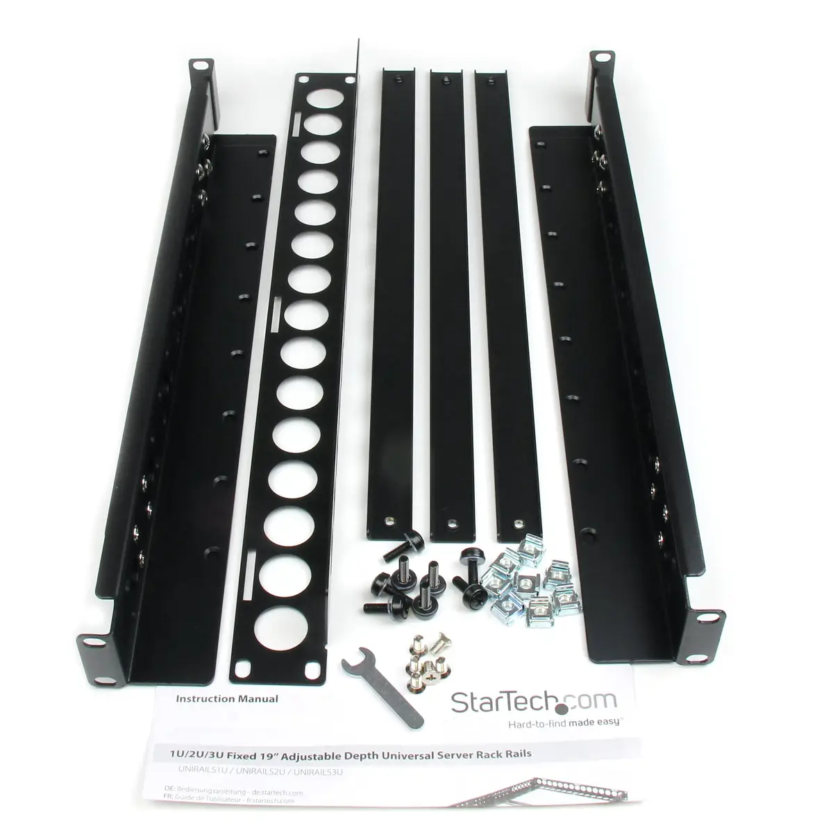 Universal Server Rack Rails 1HE
