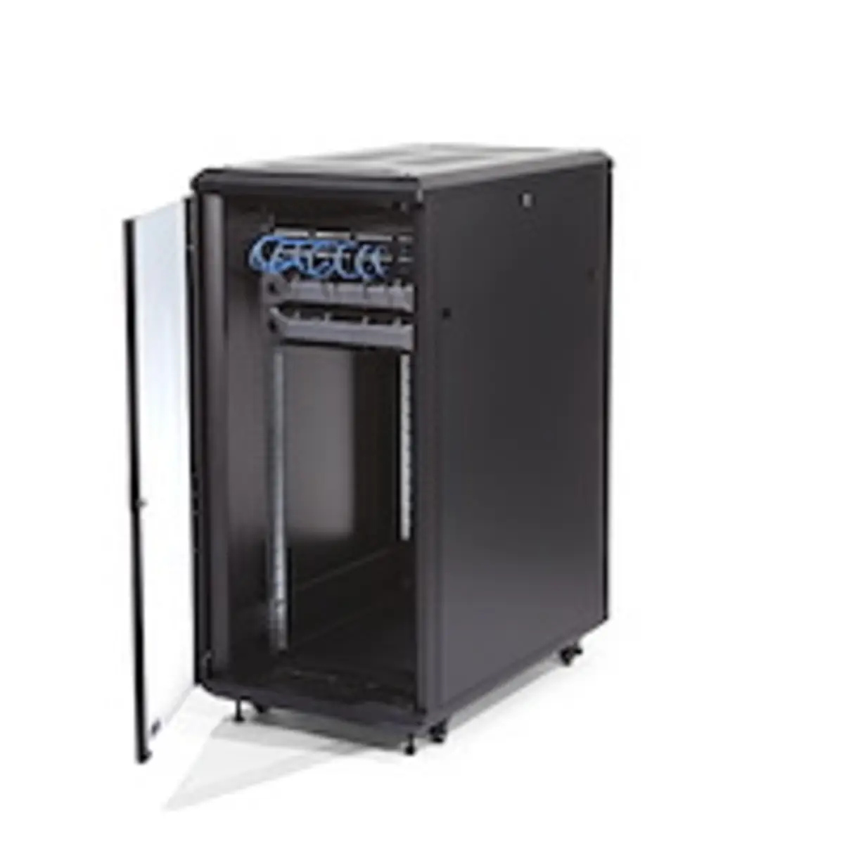 25HE Zerlegbares Server Rack Schrank mit Rollen