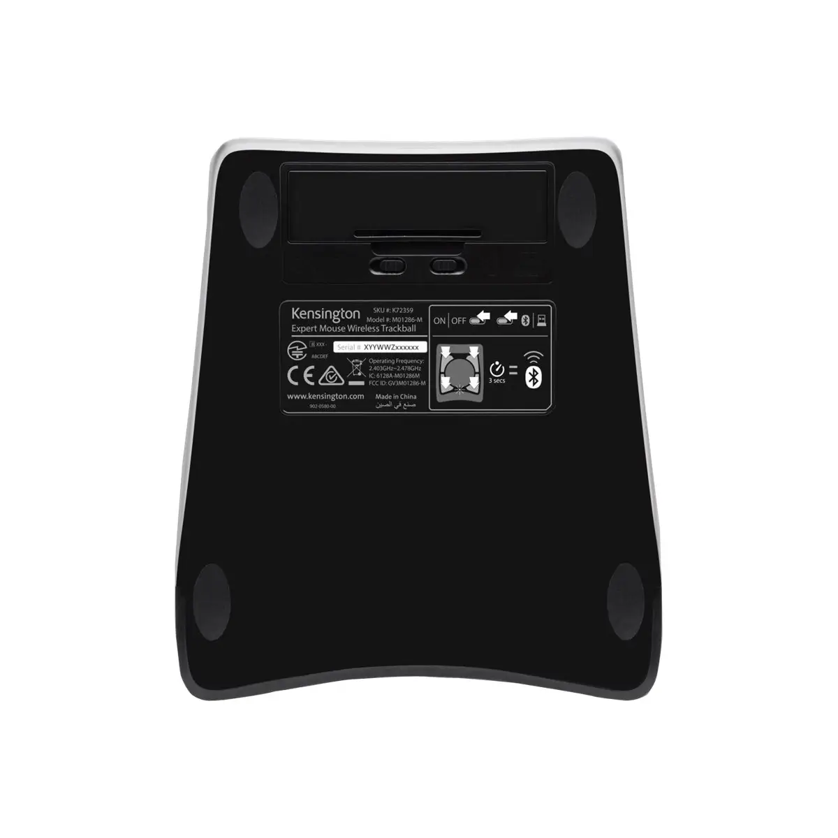 Expert Mouse anthracite Trackball Bluetooth