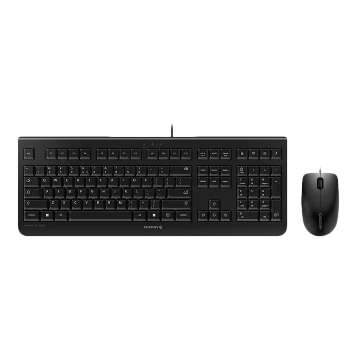 DC 2000 Tastatur-/Mouse-Set USB Schwarz QWERTY