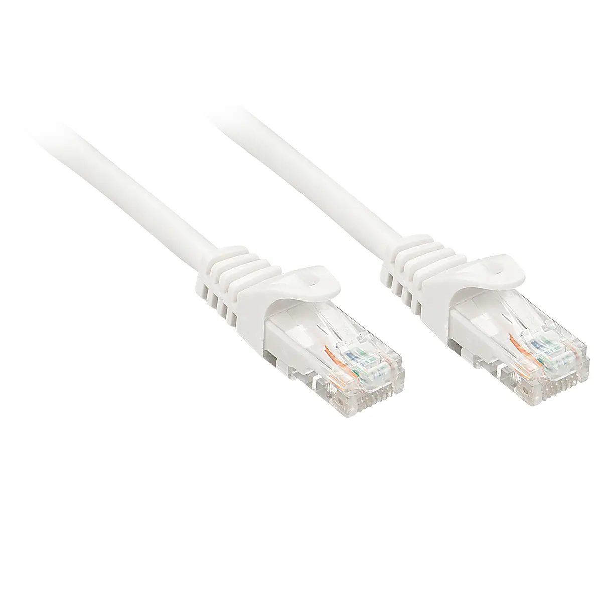 Basic Patchkabel Cat6 RJ-45/RJ-45 Stecker/Stecker Weiß 1m