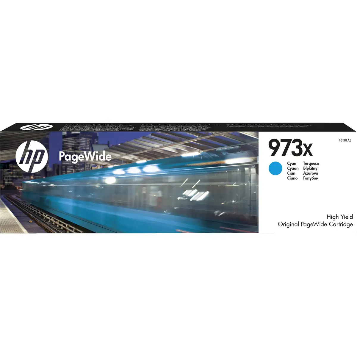 Ink Cartridge F6T81AE 973X ca. 7000 pages cyan