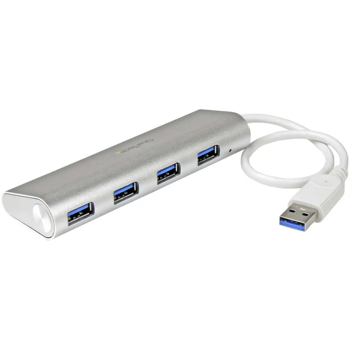4-Port USB 3.0 Hub silber/weiß