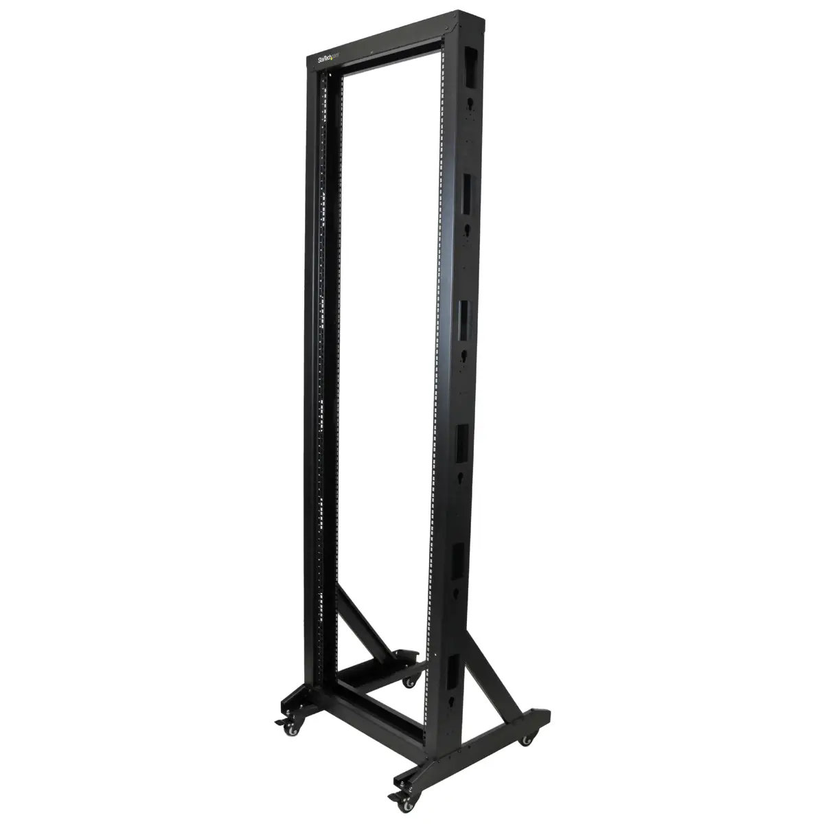 2 Post Server Rack mit Rollen 42HE
