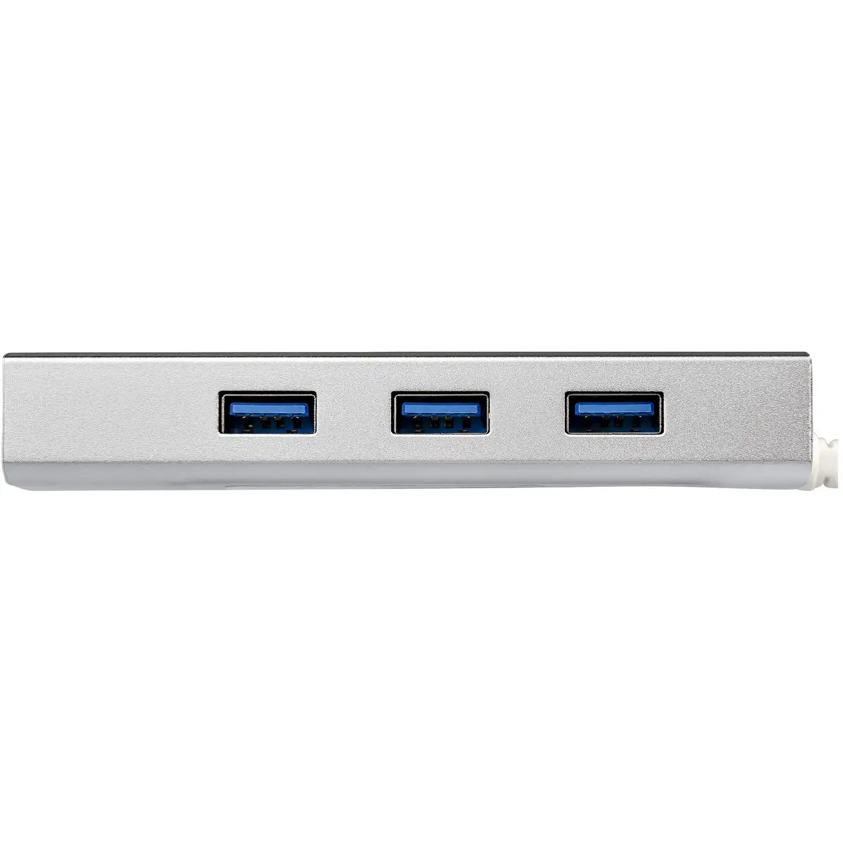 StarTech 3-Port Portable USB 3.0 HUb with GbE white/silver
