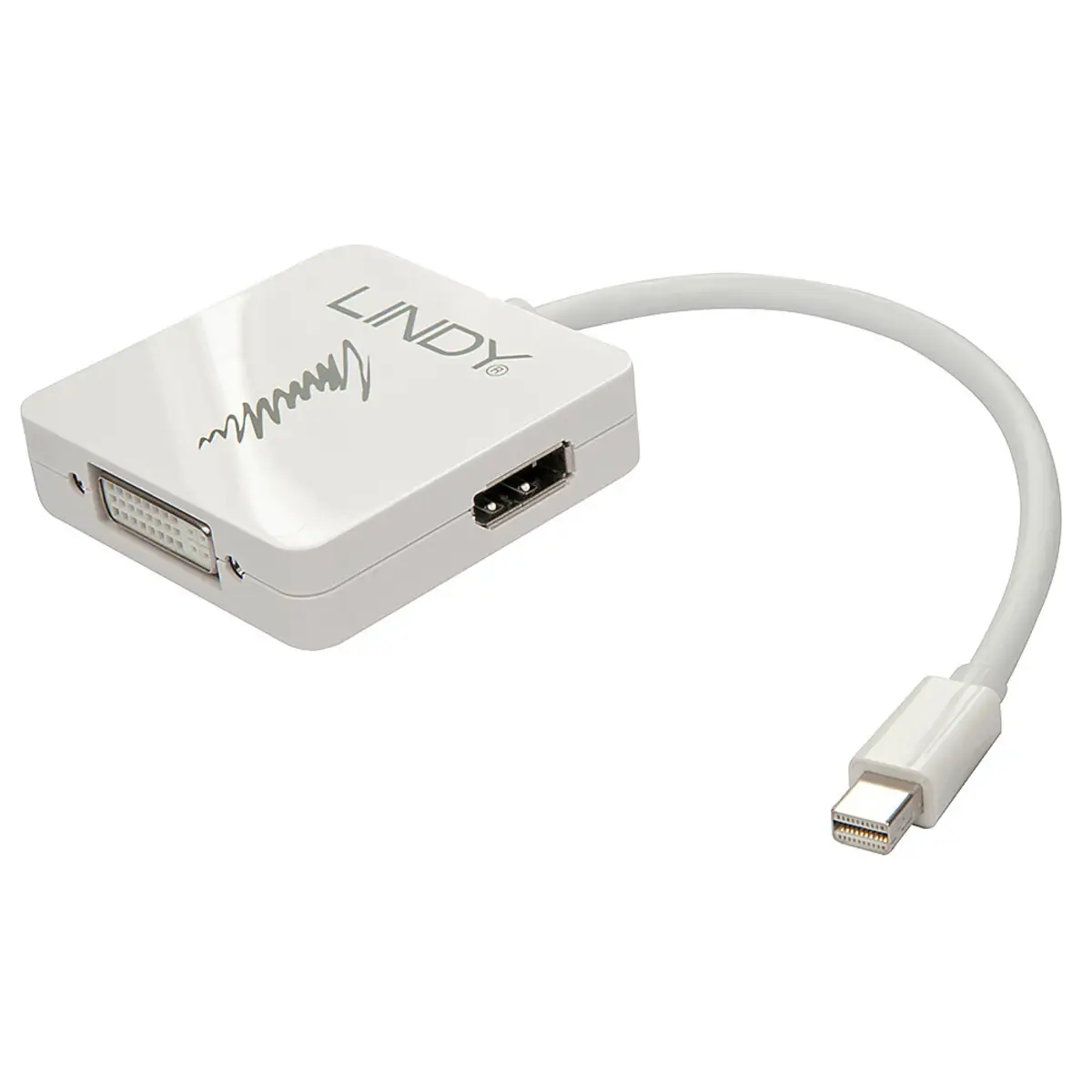 Mini-DP 1.2 an DP 4K60 / HDMI 4K30 / DVI adaptor
