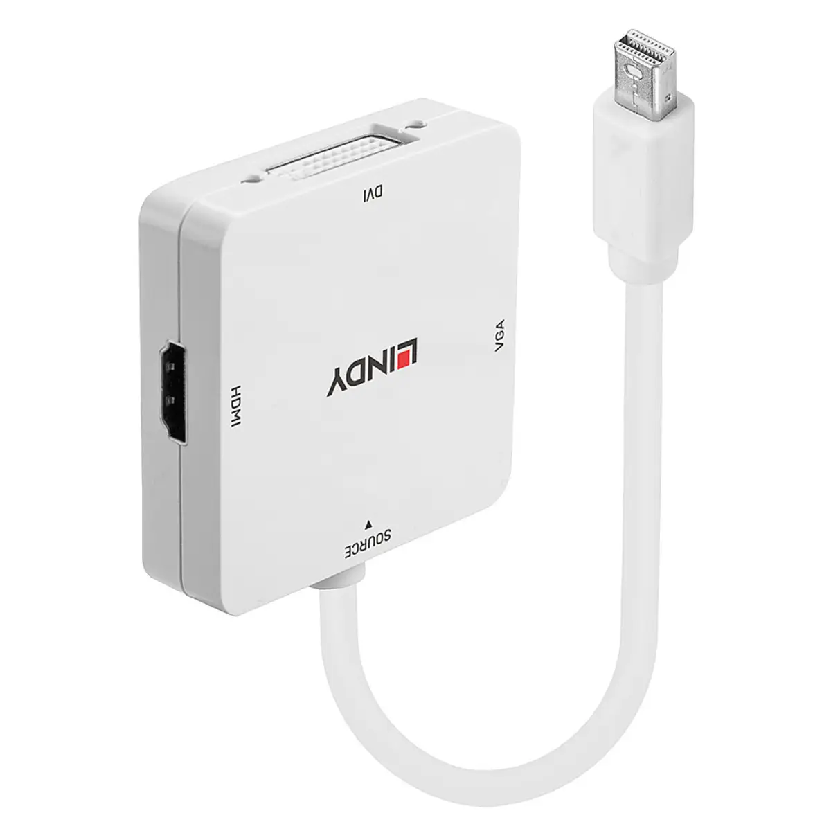 Mini-DisplayPort 1.2 an HDMI 4K30/DVI/VGA adaptor
